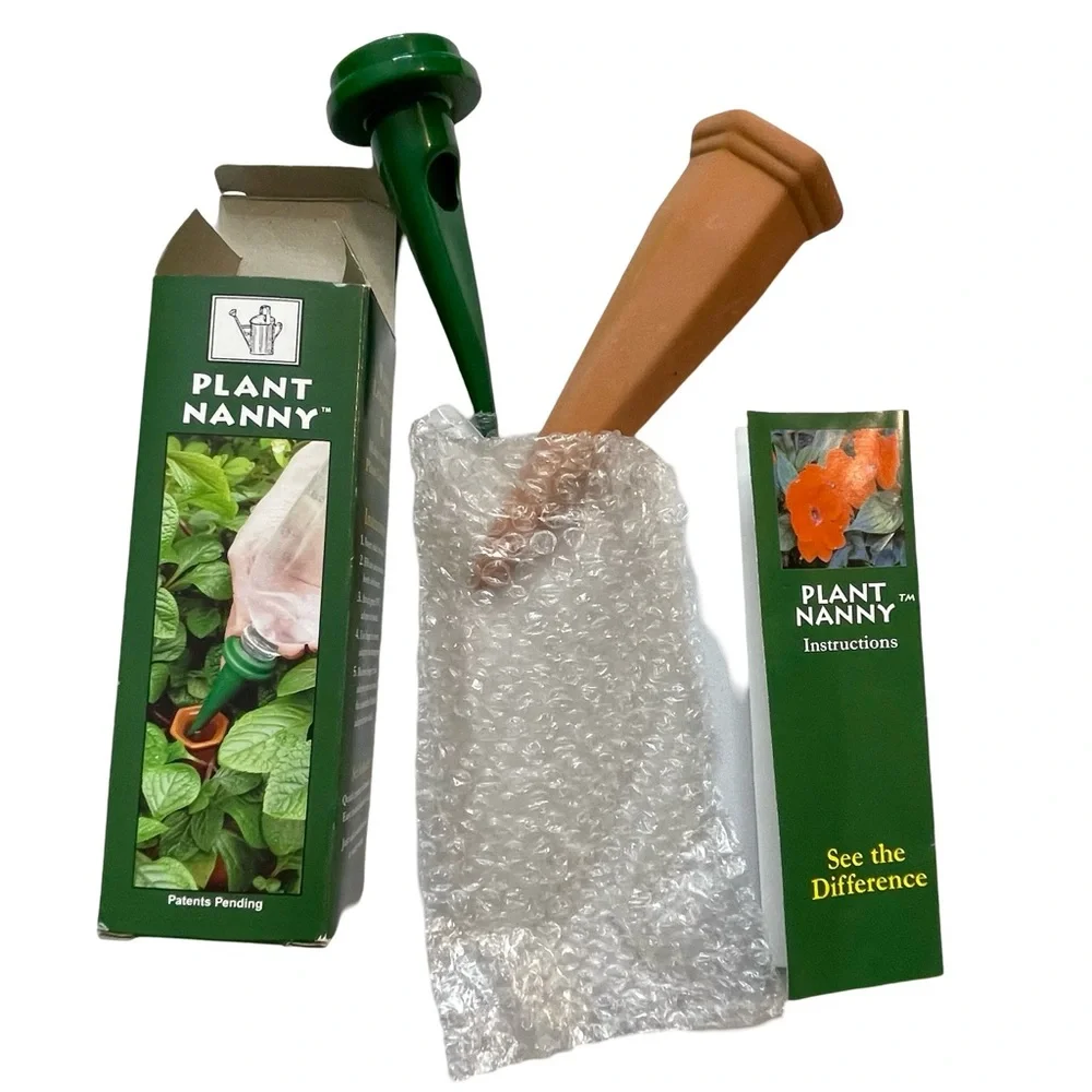 Set of Two 6 inch Plant Nanny Automatic Watering System - Picture 2 of 7